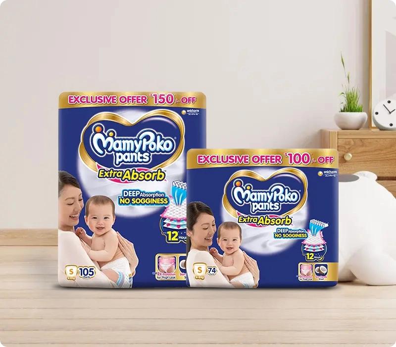 Buy Wipes & Diapers Online at Best Price for Babies - MamyPoko