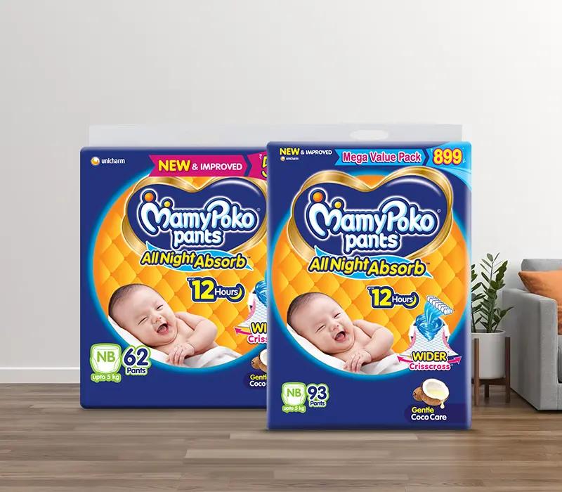 Buy Wipes & Diapers Online at Best Price for Babies - MamyPoko