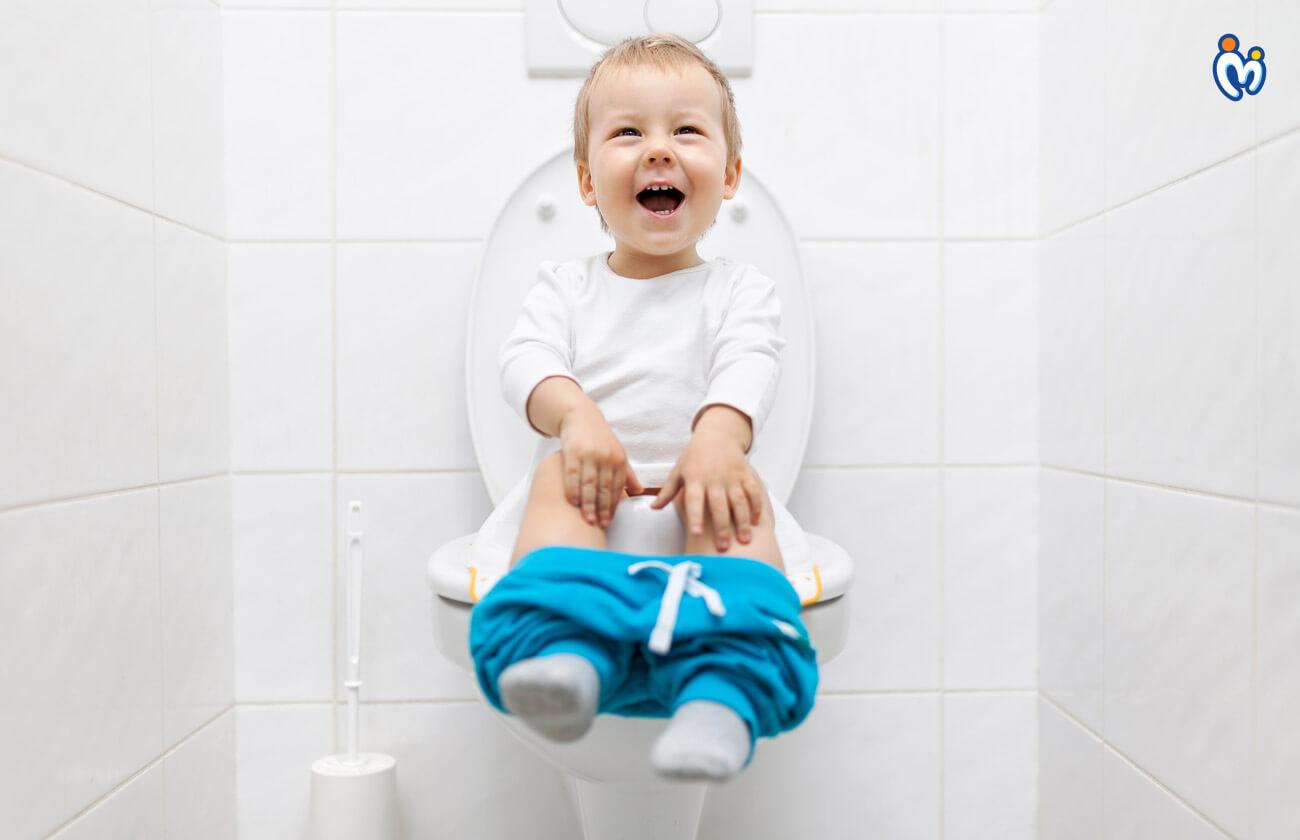Helping your little one use the potty seat