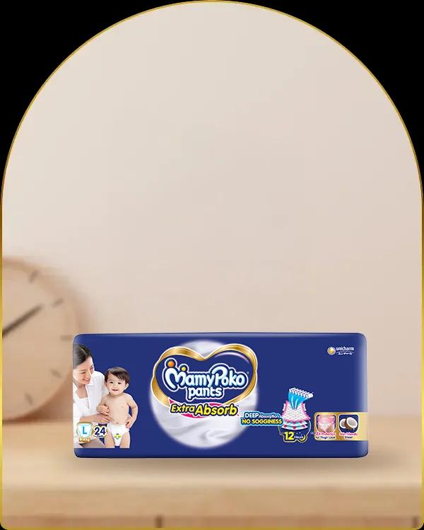 mamypoko pants extra absorb large 24pack