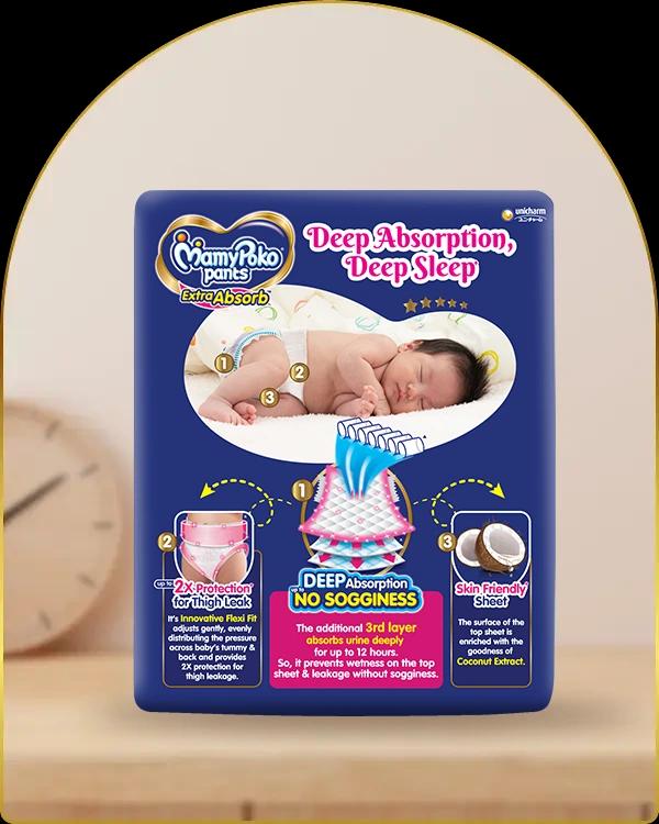 mamypoko pants extra absorb medium 56pack