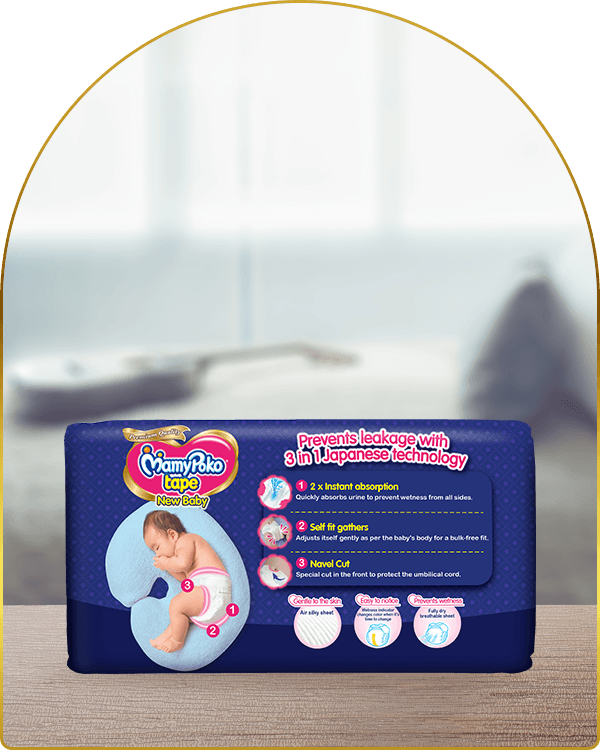 New Born Mini Tape Diapers Mamypoko New Born Mini New Born Mini