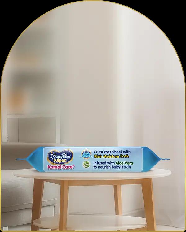 mamypoko komal care wipes 72pack