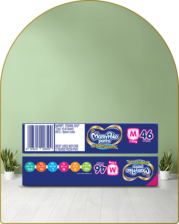 mamypoko pants all night absorb medium 46pack