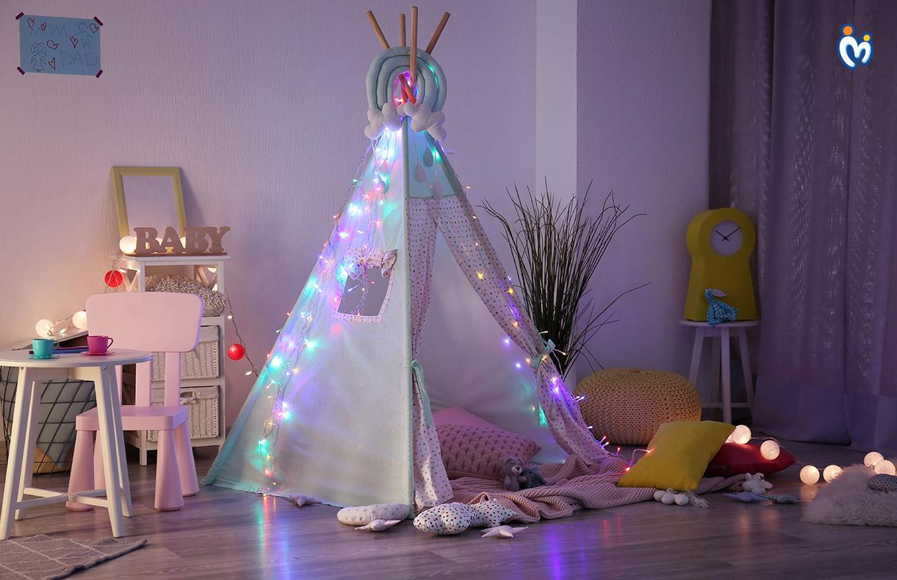 How to set up a play area in the house for kids