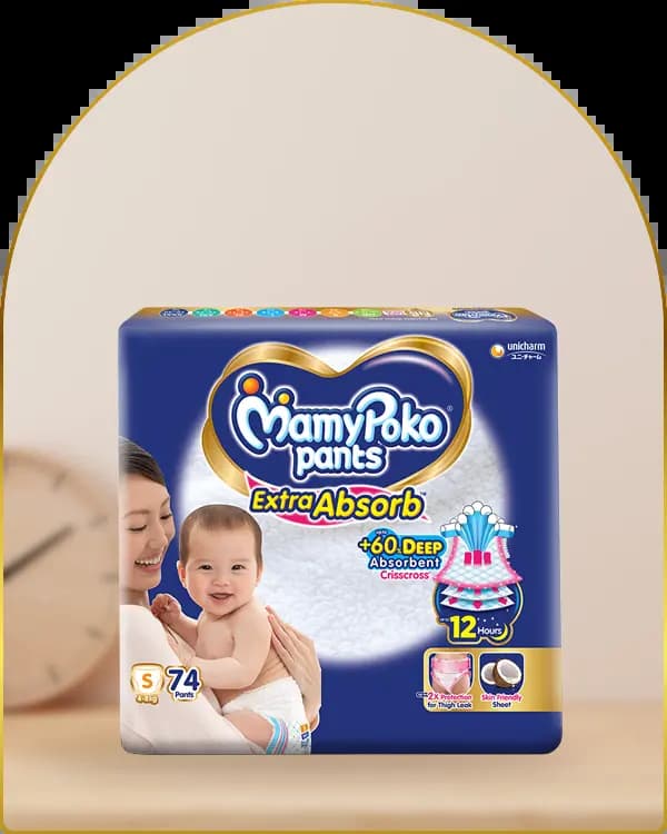 mamypoko pants extra absorb small 74pack
