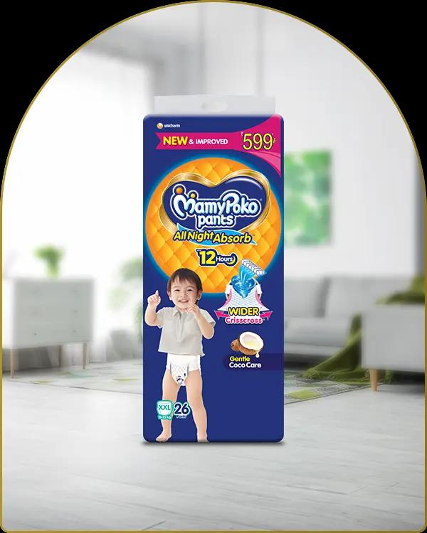 mamypoko pants all night absorb double extra large 26pack