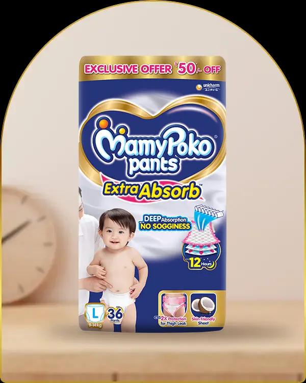 mamypoko pants extra absorb large 36pack