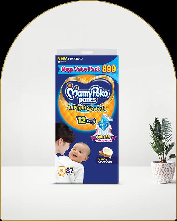 mamypoko pants all night absorb small 87pack