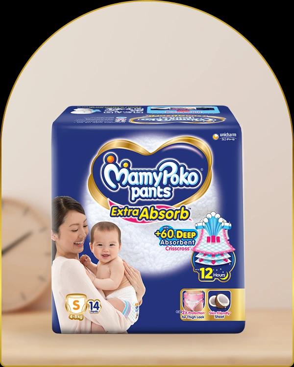 mamypoko pants extra absorb small 14pack