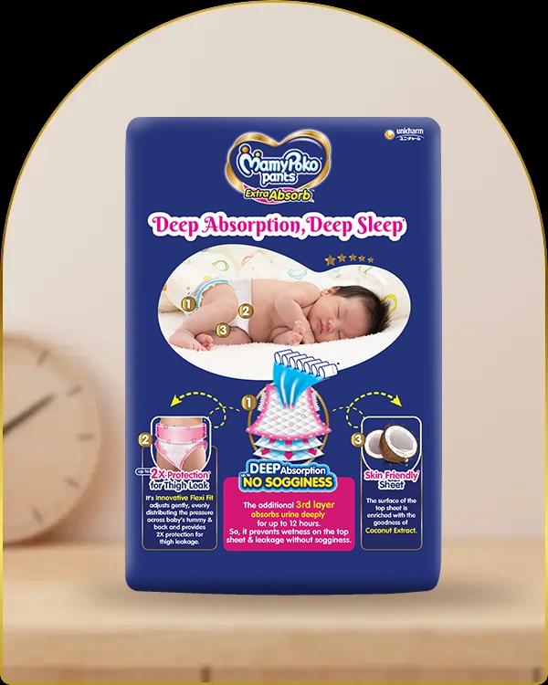 mamypoko pants extra absorb large 48pack