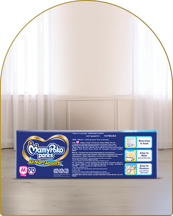 mamypoko pants all night absorb medium 70pack