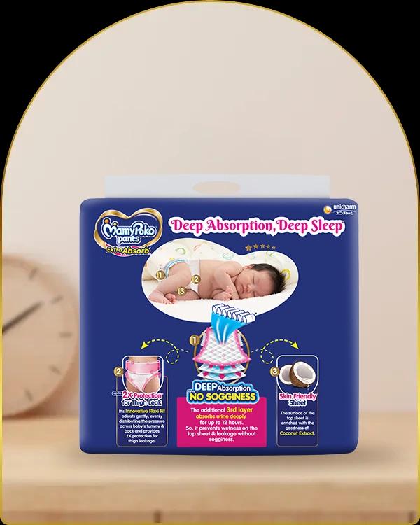 mamypoko pants extra absorb newborn 74pack