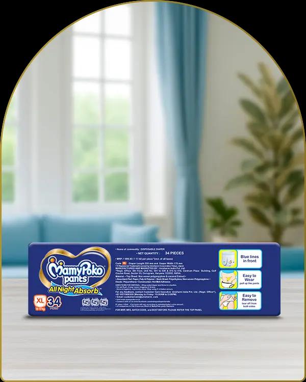 mamypoko pants all night absorb extra large 34pack