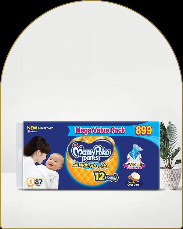 mamypoko pants all night absorb small 87pack