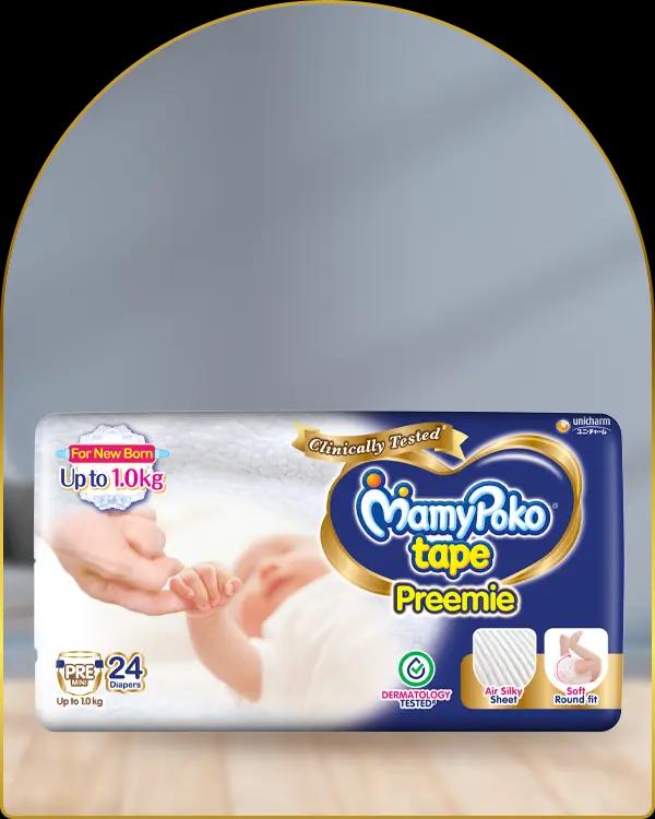 mamypoko tape preemie pre mini 24pack