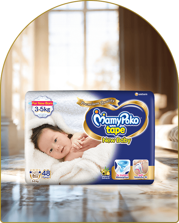 mamypoko tape new baby new born mini 48pack
