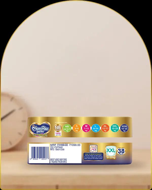 mamypoko pants extra absorb double extra large 38pack