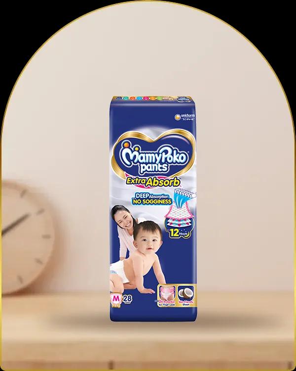 mamypoko pants extra absorb medium 28pack