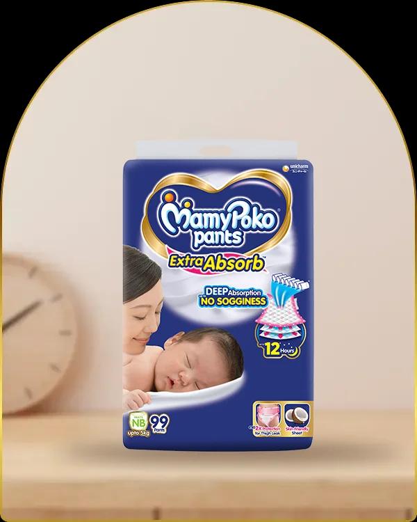 mamypoko pants extra absorb newborn 99pack