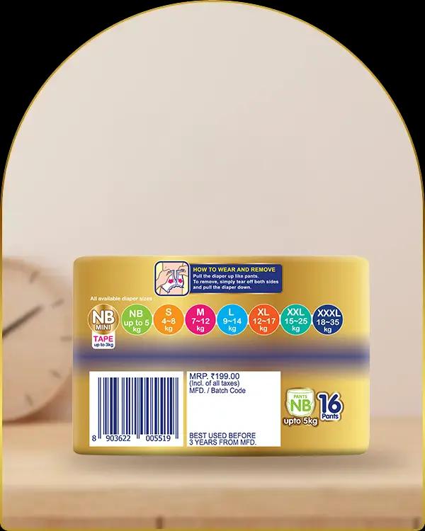 mamypoko pants extra absorb newborn 16pack