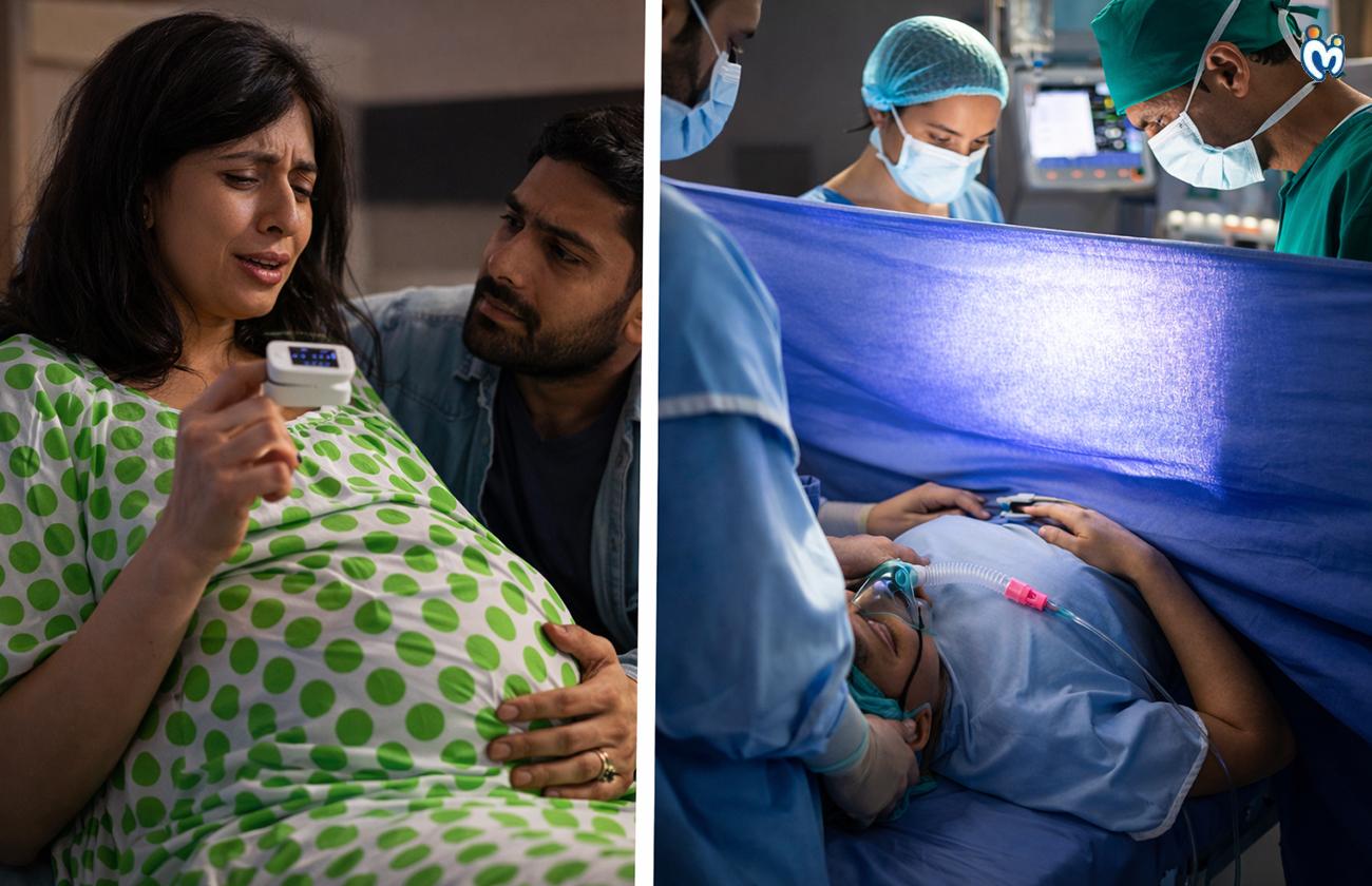 Normal delivery vs C-section comparison for Indian parents