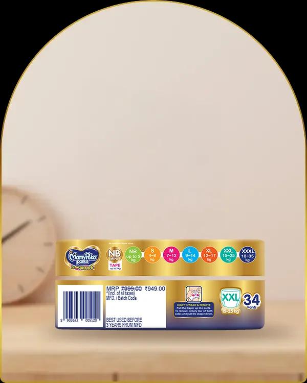 mamypoko pants extra absorb double extra large 34pack