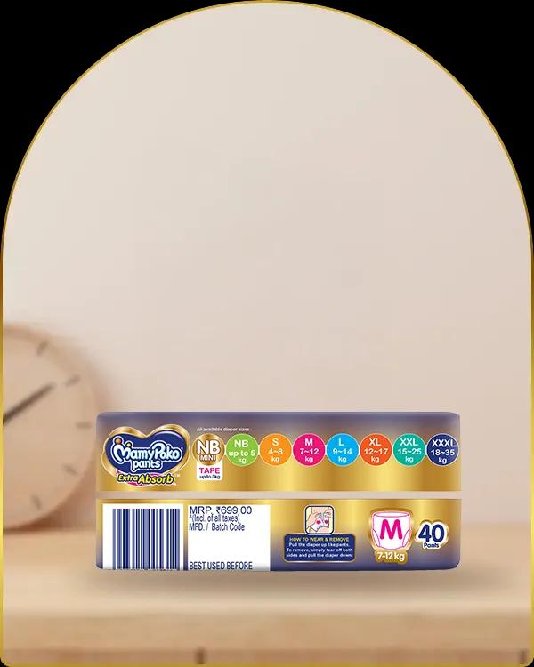 mamypoko pants extra absorb medium 40pack
