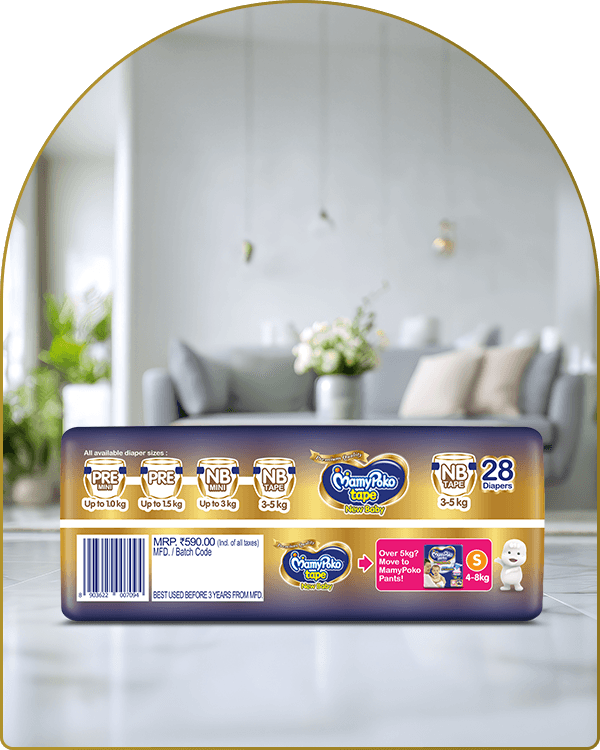mamypoko tape new baby new born mini 28pack