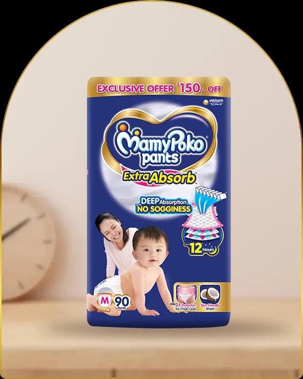 mamypoko pants extra absorb medium 90pack