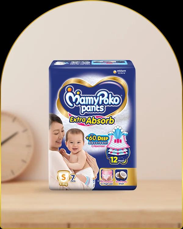 mamypoko pants extra absorb small 7pack