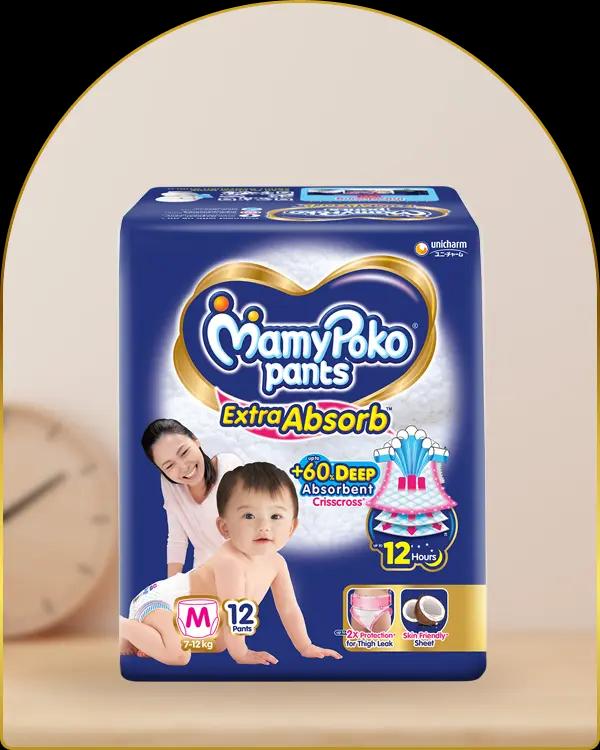 mamypoko pants extra absorb medium 12pack