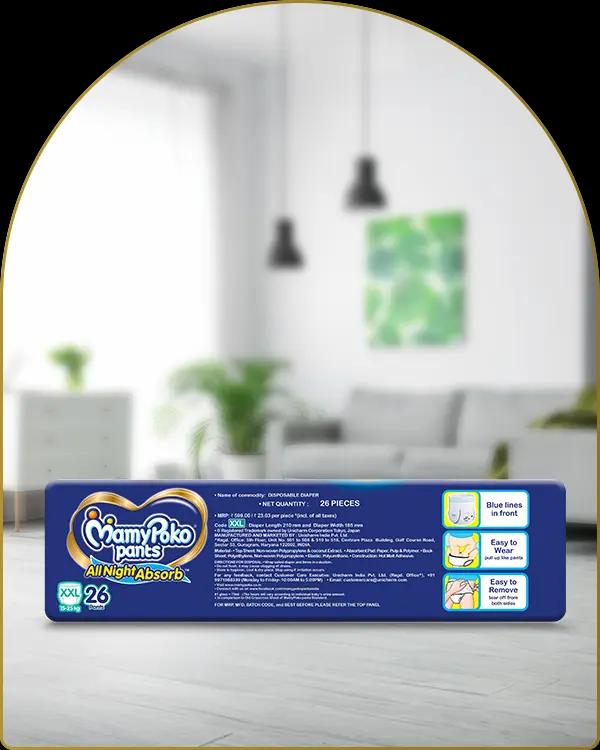 mamypoko pants all night absorb double extra large 26pack