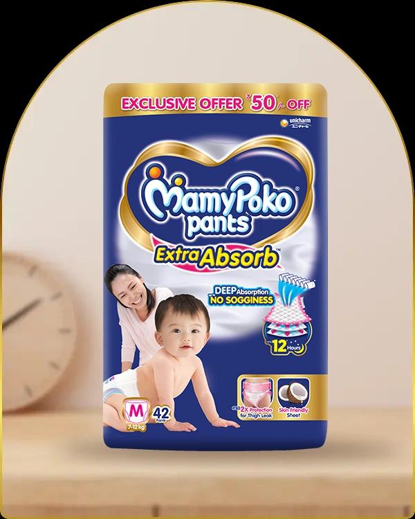 mamypoko pants extra absorb medium 42pack