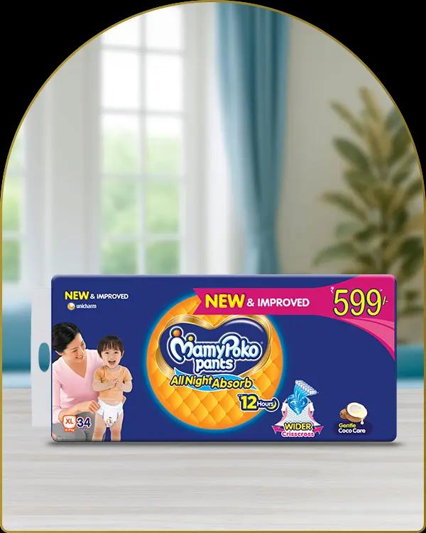 mamypoko pants all night absorb extra large 34pack